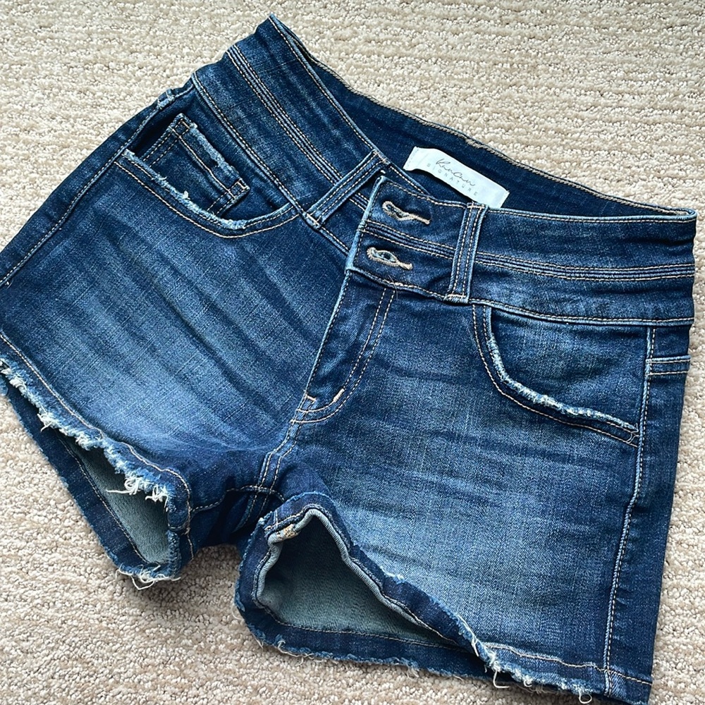 Kancan signature high rise denim short